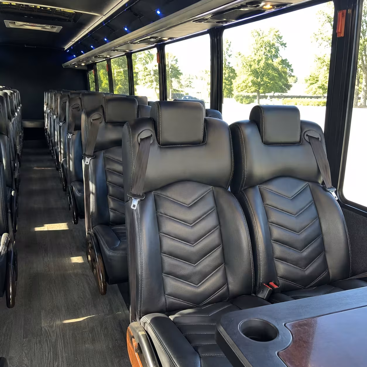 30 passenger minibus inside