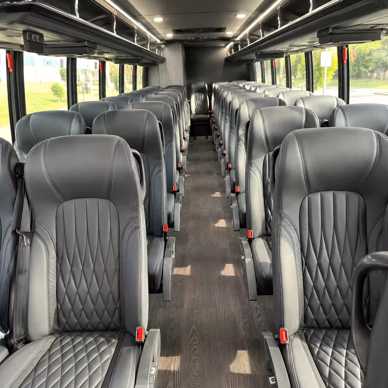 35 passenger minibus inside