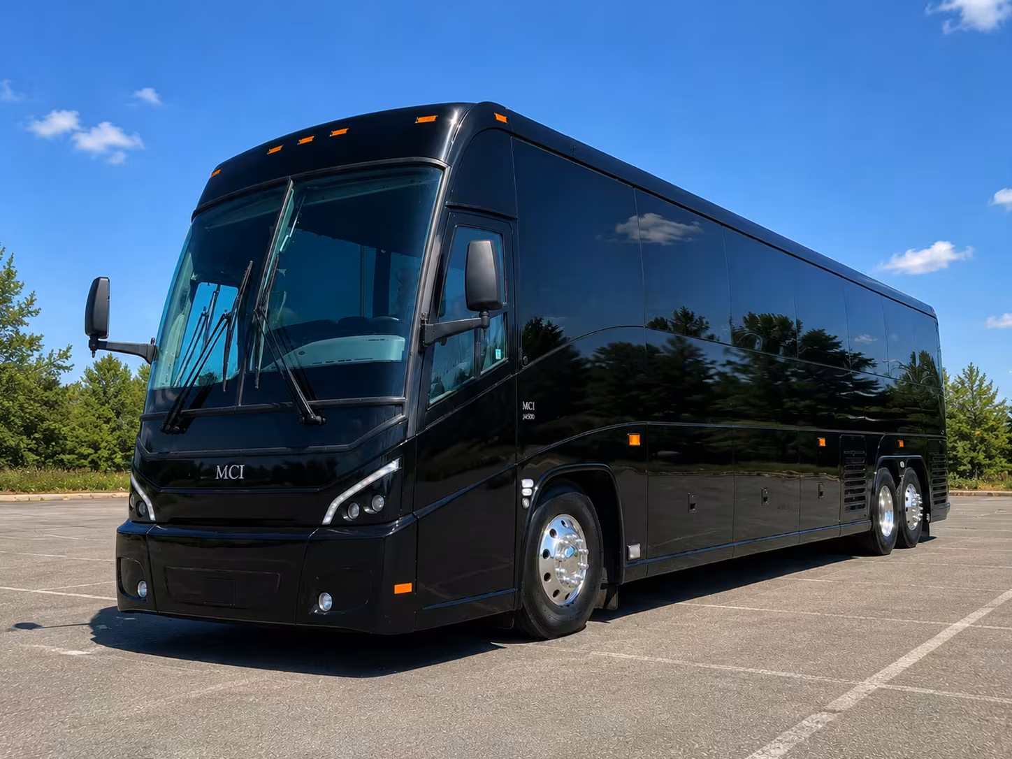 mountain view prom transportation with everyone on one bus