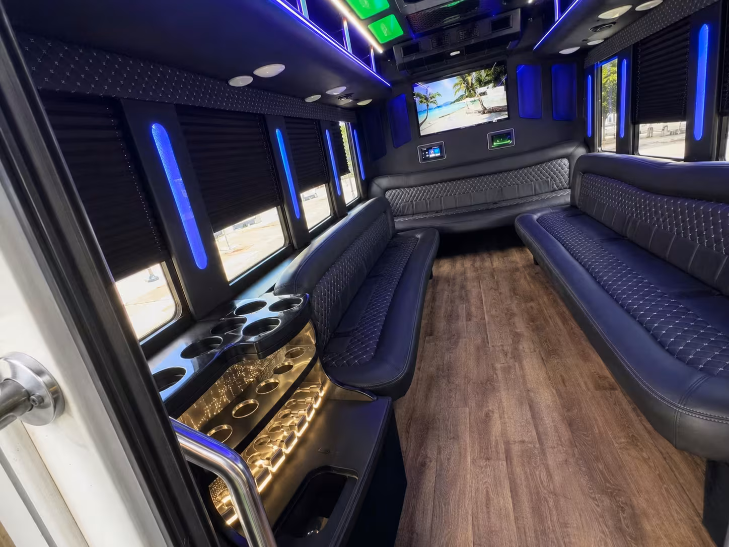 party bus and minibus rentals for mountain view prom groups